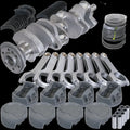 Eagle Chevy LT1 350 1Pc 3.750in Crank 6.000in H-Beam -5cc Flat Top 4.060in Pistons Rotating Assembly
