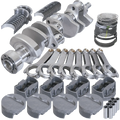 Eagle Chevy LT1 350 1Pc 3.750in Crank 6.000in H-Beam -5cc Flat Top 4.060in Pistons Rotating Assembly