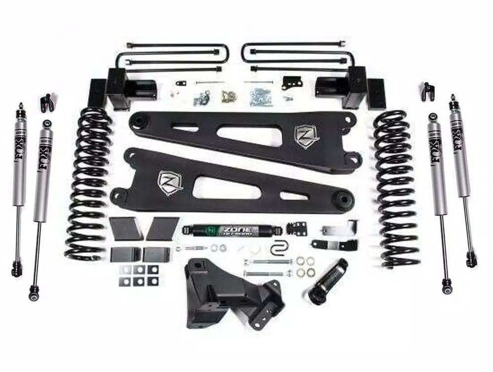 1719 FORD F250/350 4 RADIUS ARM SUSPENSION LIFT KIT 2 REAR BLOCK GAS 3 LEAF MAIN