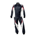 OMP TECNICA EVO SUIT BLACK/WHITE SIZE 58 FIA 8856-2018 + SFI