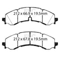 EBC S20 Brake Pad and Rotor Kit
