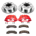Power Stop 11-19 Chevrolet Silverado 3500 HD Z23 Evolution Kit w/ Calipers - Rear