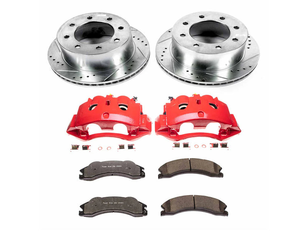 Power Stop 11-19 Chevrolet Silverado 3500 HD Z23 Evolution Kit w/ Calipers - Rear