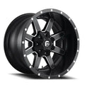 MAVERICK 20x10 8x180.00 MATTE BLACK MILLED (-12 mm)