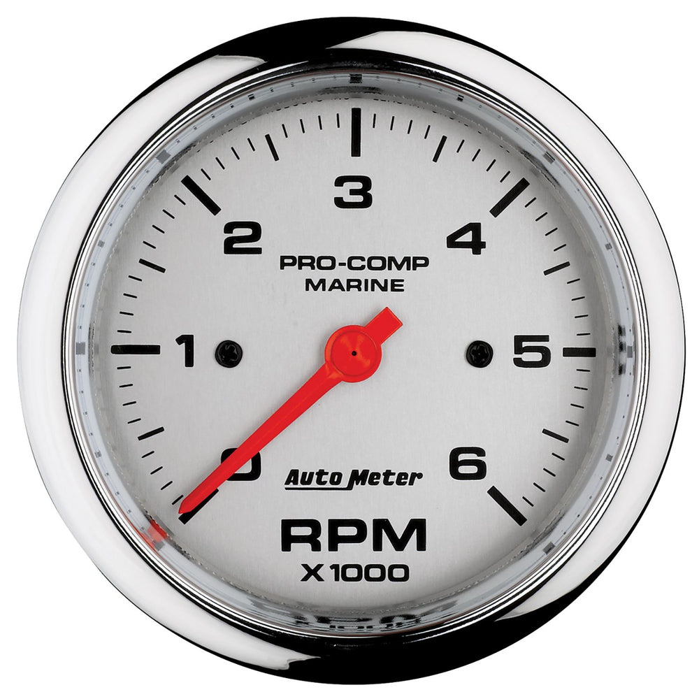 AutoMeter chrome gauge