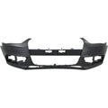 FRONT BUMPER COVER; W/O SLINE PKG; W/O HEADLAMP WASHER; W/O WARNING SYSTEM; PRIME; A4 1316