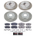 Power Stop 01-02 Infiniti G20 Front and Rear Semi-Coated Rotor Kit