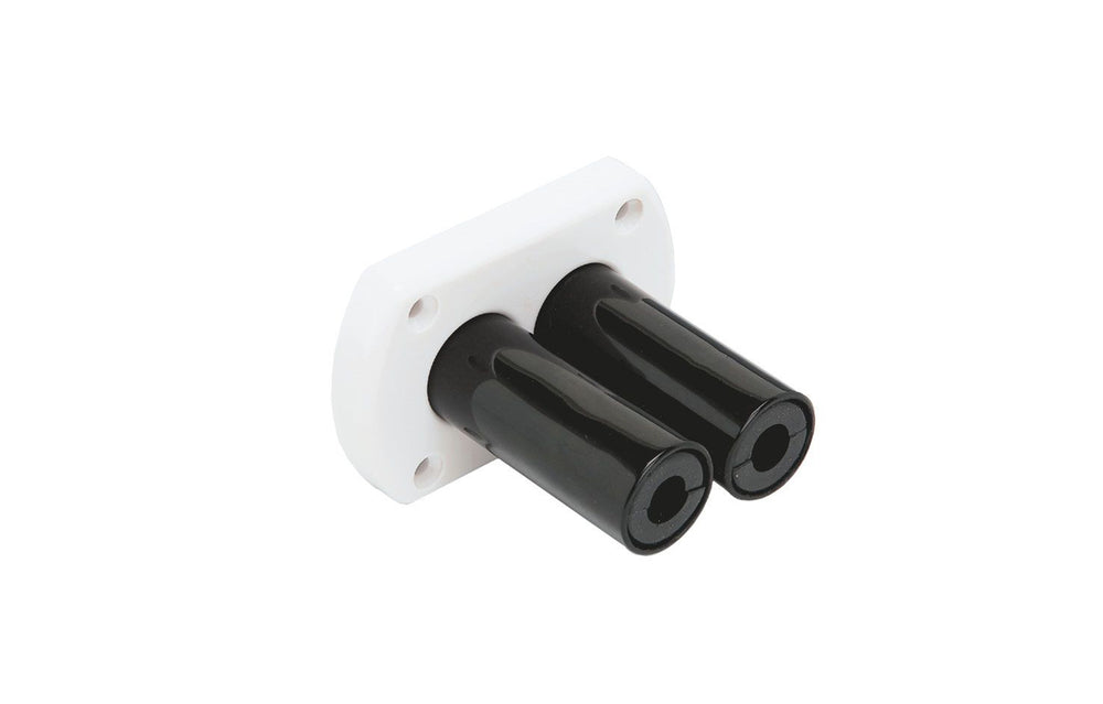 WHT DUAL THRU HULL CONN FLANGE