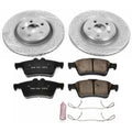 Power Stop 10-15 Jaguar XF Rear Z23 Evolution Sport Brake Kit