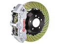 Brembo 97-04 Corvette C5 Front GT BBK 6 Piston Cast 355x32 2pc Rotor Drilled-Silver