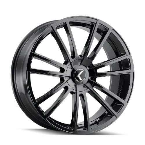 KRAZE SPECTRA 183 GLOSS BLACK 18X8 5-115 5-120 40MM 74.1MM