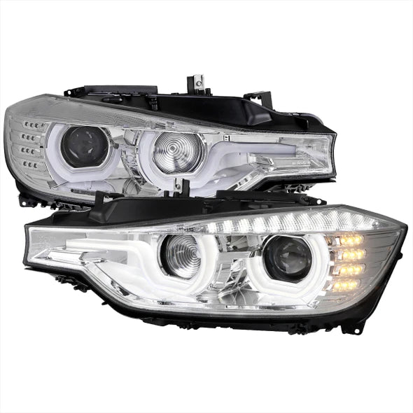 F30 PROJECTOR HEADLIGHTS MATTE BLAC