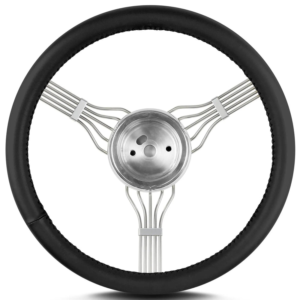 Steering Wheel Newstalgi c Banjo Pol. w/Blk Wrap