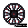 D823 20X9 8X6.5 G-BLK MILL C-RED 20