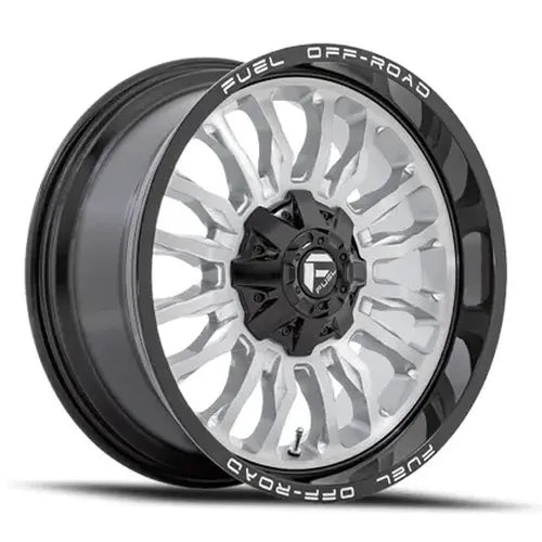 D798 20X10 8X180 SLVR-BRSH BLK-LP -