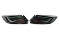 OLM Scythe Style LED Taillights (Smoke Lens Black Base White Bar) - 2022 BRZ GR86