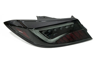 OLM Scythe Style LED Taillights (Smoke Lens Black Base White Bar) - 2022 BRZ GR86