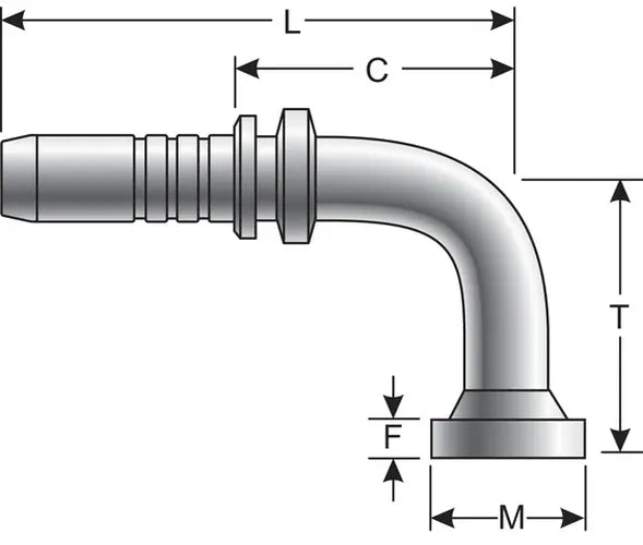 Gates 16G8K-16FLC90-093XBULK