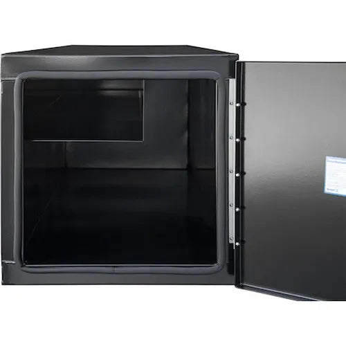 24X24X86IN STEEL TRUCK TOOL BOX W/SHELFSTRAIGHT SIDE TUNNELBLACK
