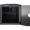 24X24X86IN STEEL TRUCK TOOL BOX W/SHELFSTRAIGHT SIDE TUNNELBLACK