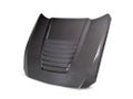 Type-GT5 double sided carbon fiber hood for 2024 Ford Mustang