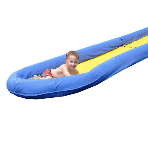 RAVE TURBO CHUTE WATER SLIDE LAKE PKG THREE 20FT SECTIONS STARTER MAT & PUMP