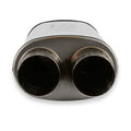 Flow Fx Muffler Flow Fx Muffler 3.00 Dual In/3.00 Dual Out Straight Through Performance Moderate Sound Stainless Steel Flowmaster