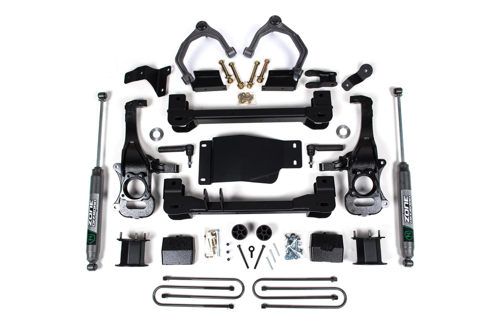 25 TRAILBLAIZER/SIERRA AT4 1500 4WD 4IN SUSP LIFT KIT 3IN REAR BLOCK SPACER FRONT NITRO SHOCK