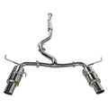 Remark 15-21 Subaru WRX/STI (VA) Cat-Back Dual Exhaust - R1-Spec Burnt Stainless (Resonated)
