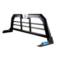 19C SILVERADO/SIERRA 1500 HEADACHE RACK LT 20X73 CAB HIGH TWO BAR GLOSS BLACK
