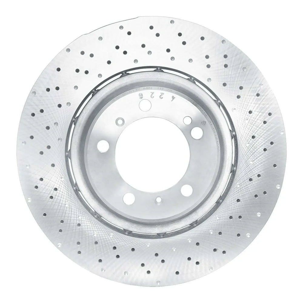 R1 Concepts Hi-Carbon Alloy GEOMET Coated Rotor - Slotted Fits Porsche Panamera
