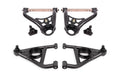 BMR 67-69 GM F-Body / 68-74 X-Body Non-Adj. Upper & Lower A-Arms (Polyurethane) - Black Hammertone