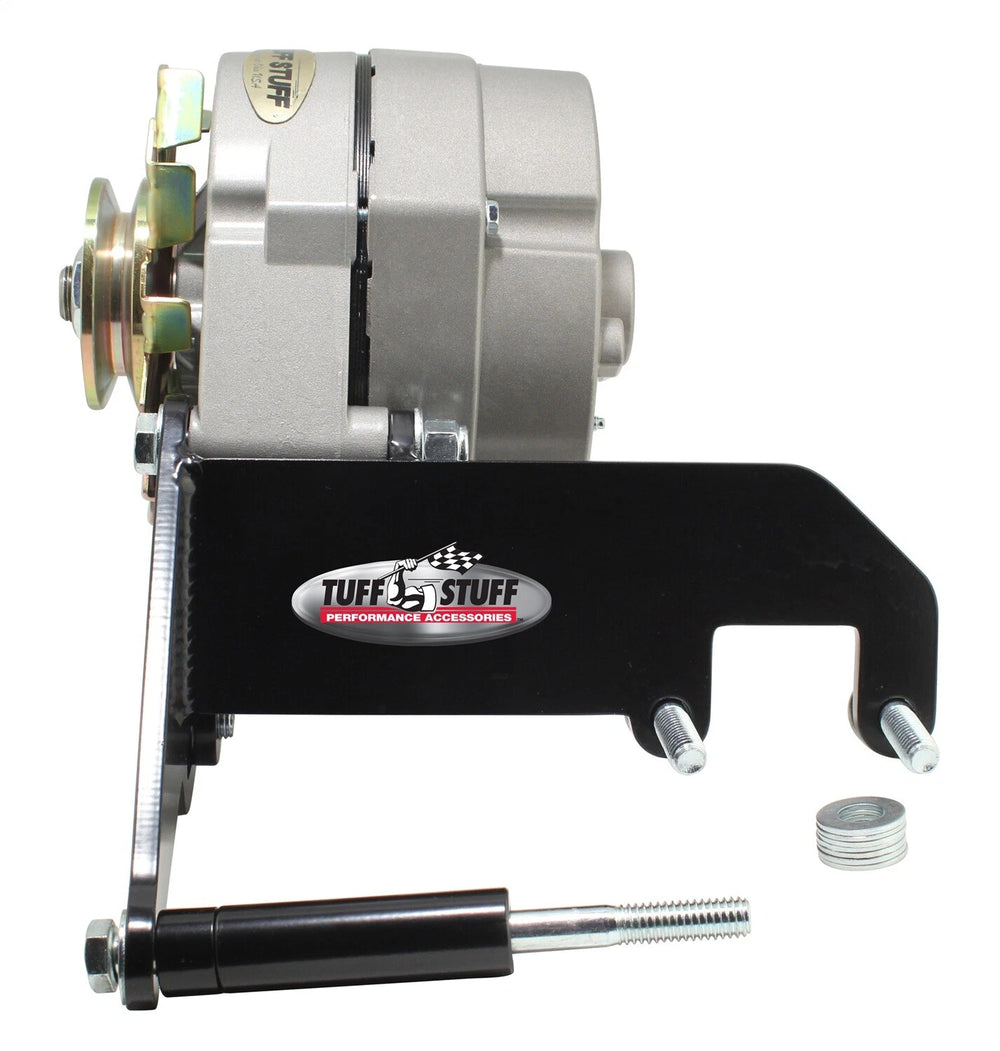 Alternator Bracket SBC Long Water Pump Black