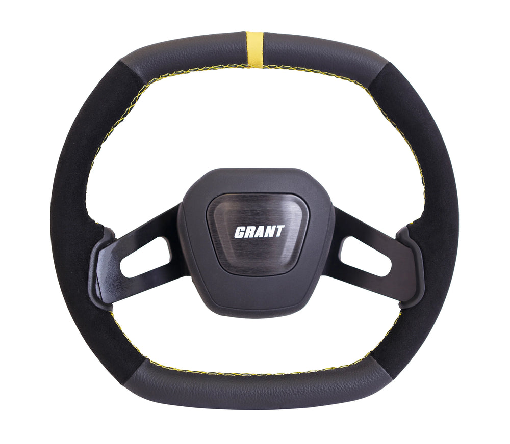 C8 Performance Steering Wheel Yellow Center