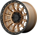 CARNAGE 17X9 6X5.5 12MM MATTE BRONZE W/ BLACK LIP