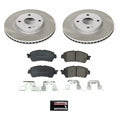 Power Stop 17-18 Toyota Yaris iA Front Semi-Coated Rotor Kit