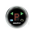 Autometer Automatic Transmission PRNDL Black Dial Flat Lens Bright Super Bezel Gauge