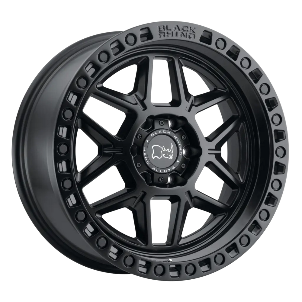 KELSO 17x9.0 5/114.3 ET18 CB76.1 MATTE BLK W/BLK BOLTS