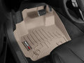 WeatherTech 08-12 Toyota Highlander Front/Rear/and Rear Floorliners - Tan