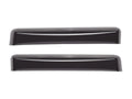 WeatherTech 02-08 Audi A4 Sedan Rear Side Window Deflectors - Dark Smoke