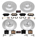Power Stop 02-05 Mercedes-Benz C230 Front & Rear Z23 Evolution Sport Coated Brake Kit