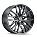 TOUREN TR91 3291 BRUSHED MATTE BLACK W DARK TINT 18X8 5-120 35MM 72.56MM