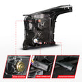 ANZO black headlights
