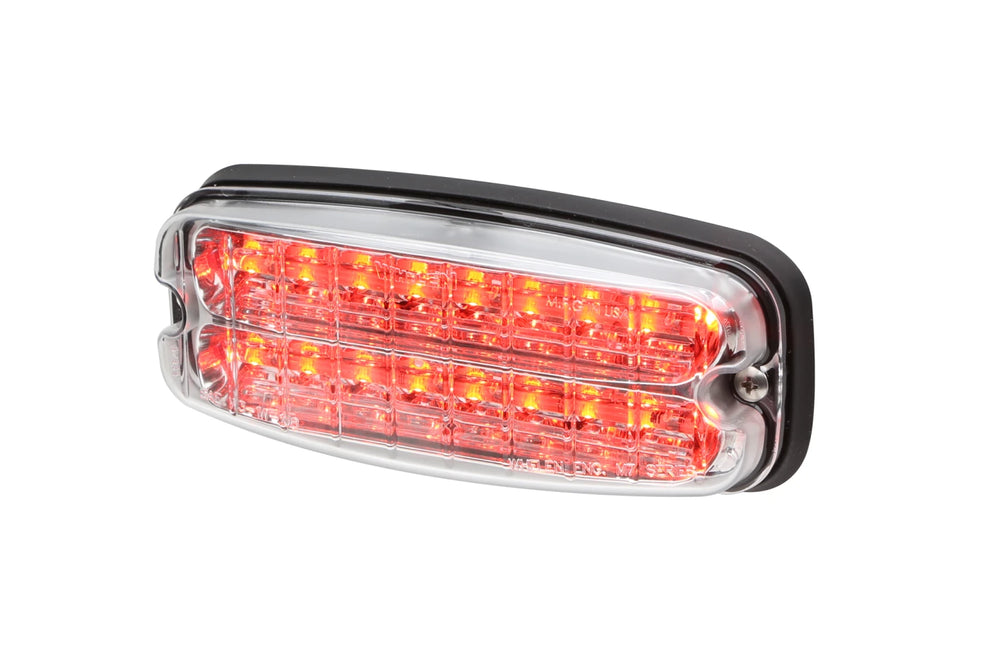 M7 LED FLASHER SPLIT WHITE/RED