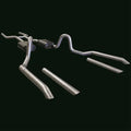 American Thunder Crossmember-Back Exhaust System Fits 1964-1972 GM A-Body With V8 Engines, 2.5 Inch Pipes Aluminized Steel Aggressive To Moderate Sound Flowmaster