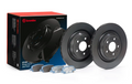 R1 94-02 Mazda Miata Front & Rear Drill/Slot Carbon Coated Rotor Set w/Perf Sport Pads