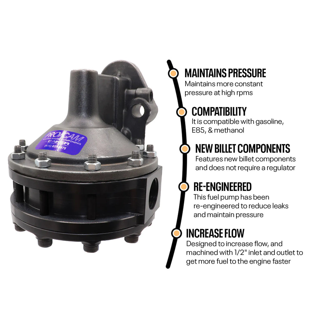 Fuel Pump SBC 7.5psi Billet Aluminum