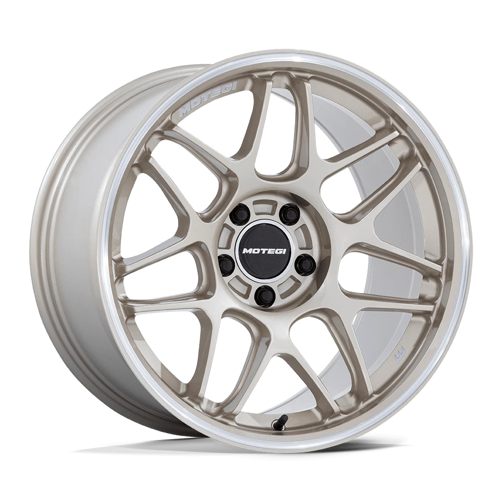 MOTEGI MR158 18X8.5 5X100 MOT-GLD MCH 30MM - MR158GD18855M30