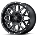 KMC Wheels black auto part