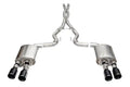 Corsa 24+ Ford Mustang Dark Horse 5.0L 3in Dual Rear Exit Cat-Back w/Twin 4.5in Polish Straight Tip